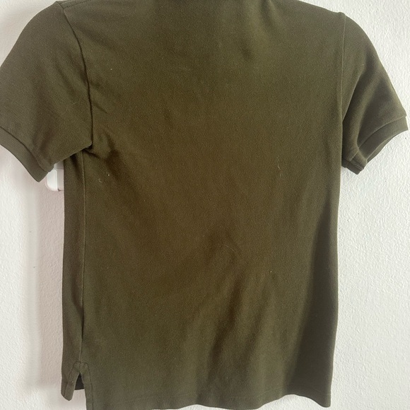 Polo shirt. Olive green, good condition. Size SP/8 - Picture 3 of 3